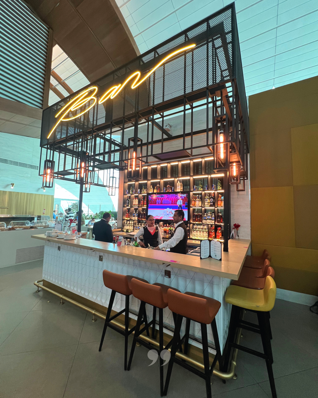 Inside Dubai International Airport’s T3 Marhaba Lounge